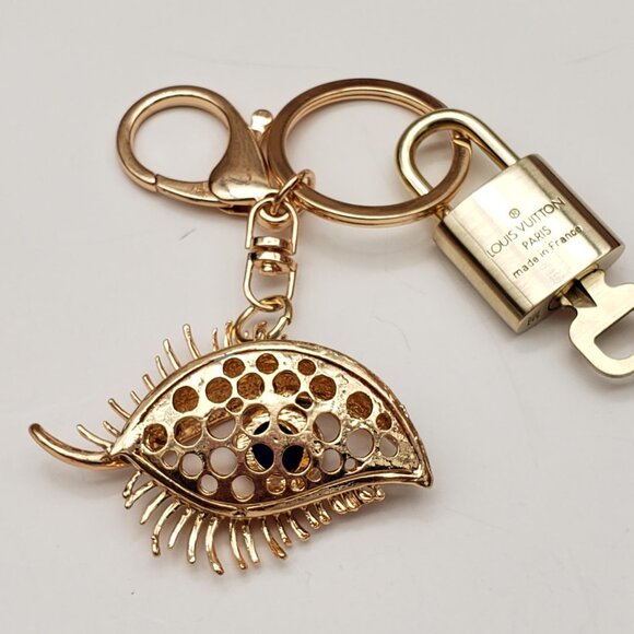 Authentic Louis Vuitton Lock & Key with unbranded Bagcharm, Keycharm, Keychain - Picture 4 of 8